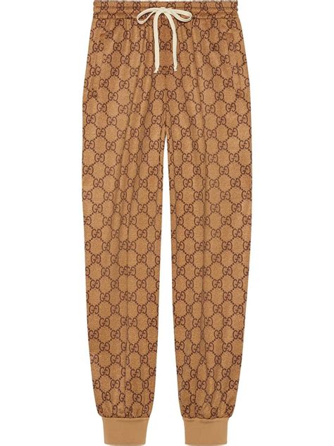 gucci joggers dhgate|Cotton fleece jogging pant in black .